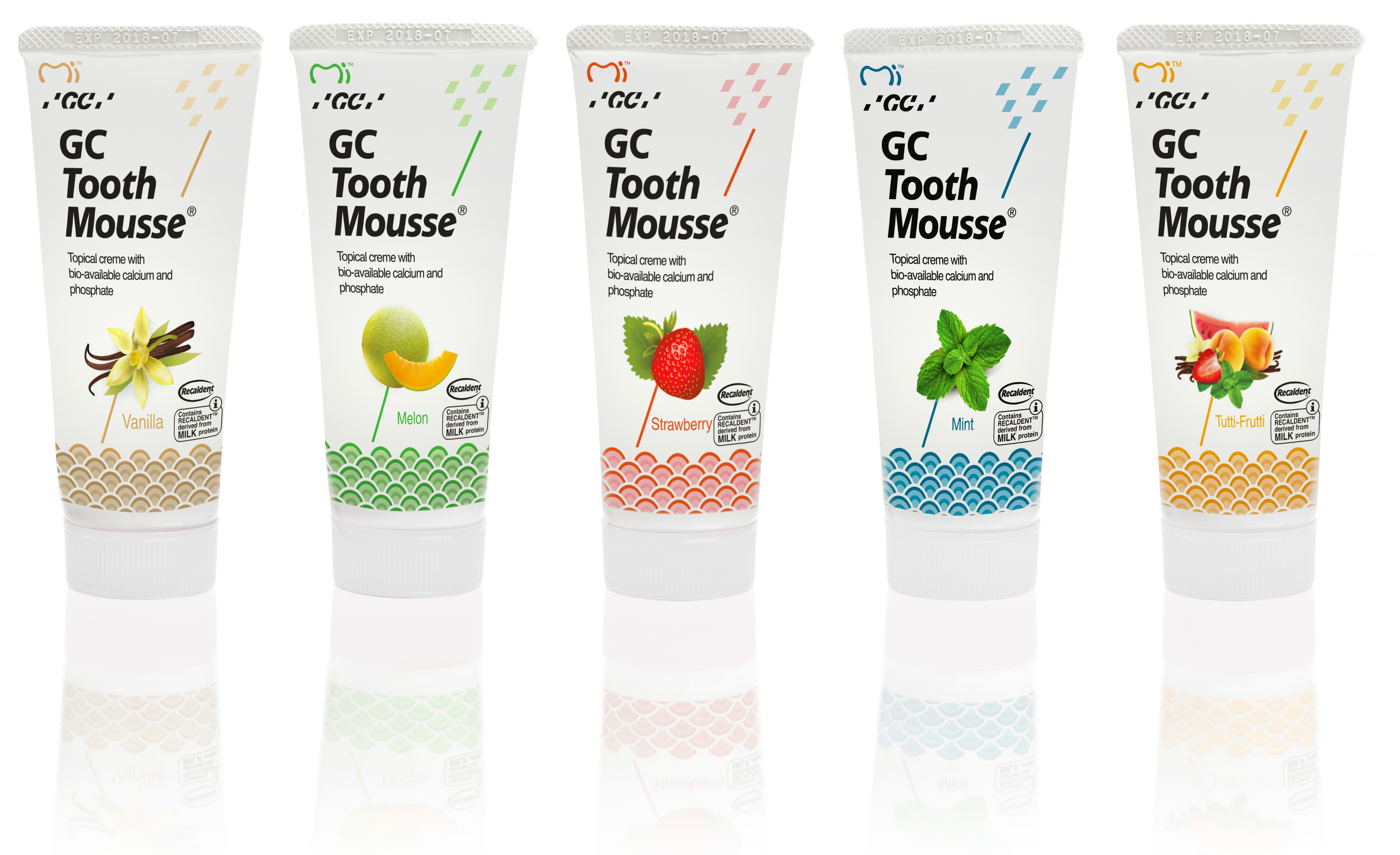 Tooth Mousse tubes all flavours